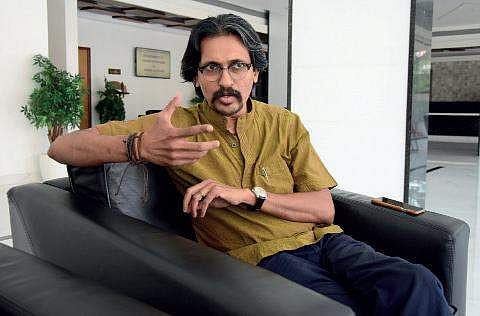 Writer and filmmaker Raj Nair, grandson of Thakazhi Sivasankara Pillai  B P Deepu