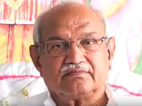 Founder of Rohini ashram and spiritual leader Virender Dev Dikshit (YouTube screengrab)