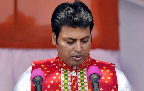 Tripura Chief Minister Biplab Kumar Deb | PTI