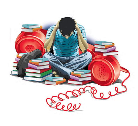 Bhavanipuram Inspector K Uma Maheswara Rao said the deceased, identified as RK Jeevan Sai, had been irregular in attending classes.