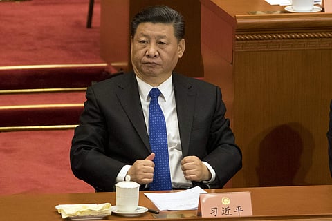 FILE - In this March 3, 2018, file photo, Chinese President Xi Jinping attends the opening session of the Chinese People's Political Consultative Conference in Beijing's Great Hall of the People. | AP