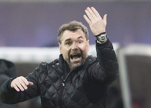 Outgoing Hamburg coach Bernd Hollerbach | AFP