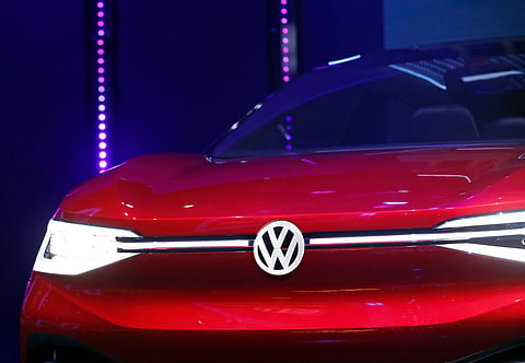 The I.D. Vizzion model car of Volkswagen is seen during at the 88th International Motor Show at Palexpo in Geneva, Switzerland | Reuters