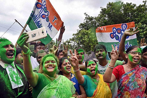 File photo of Trinamool Congress supporters | PTI