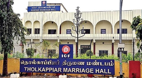 A new name board of an ICF building in Chennai | D Sampath Kumar