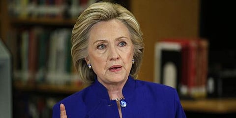 Former Secretary of State Hillary Clinton (Photo | AP)