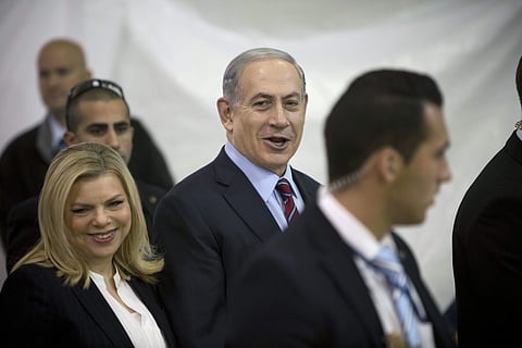 Israeli Prime Minister Benjamin Netanyahu, right, and Israel's First lady Sara Netanyahu | AP