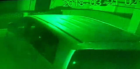 Screengrab from the CCTV footage from the scene. (ENS)