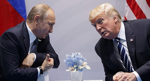 Russia President Vladimir Putin and his US counterpart Donald Trump | AP