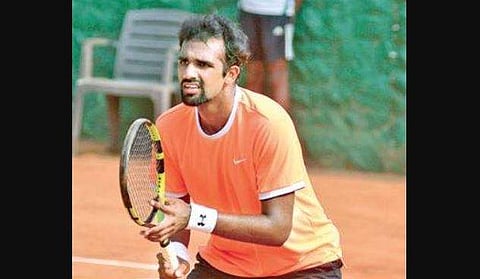 Indian tennis star Arjun Kadhe (Manu R Mavelil | EPS)