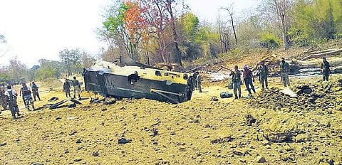 Nine CRPF personnel were killed in the March 13 blast at Kistaram | PTI