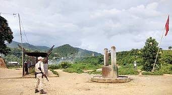 An Indian jawan keeps vigil at the Myanmar border in Manipur | Hemanta Singha