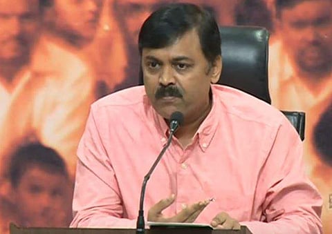 Rajya Sabha MP GVL Narasimha Rao (Youtube Screengrab)