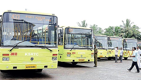 KSRTC buses used for representational images (Express File Photo)