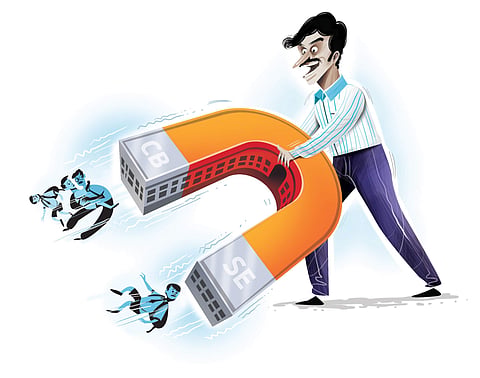 Teachers allege that with the state government declaring half-day schools since March 12, the ‘canvassing’ for admission has gained momentum.
