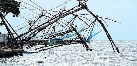 The Chinese fishing nets will return to their former glory with a renovation made with high-quality timber from the Kothamangalam forest division