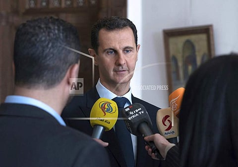 Syrian President Bashar Assad vowed Sunday to continue with a military offensive in a rebel-held region near the capital. (Photo | AP)