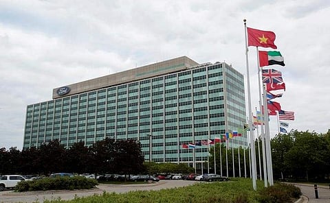 Ford Motor World Headquarters is seen in Dearborn. (Photo | Reuters)