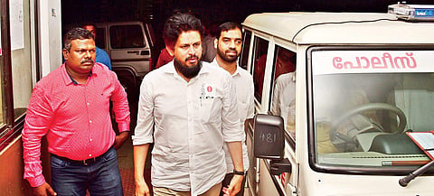 Officials leading MM Akbar, managing director of Kozhikode-based Peace Educational Foundation (File | EPS)