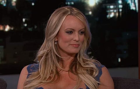 Stormy Daniels at the Jimmy Kimmel Live! show | YouTube