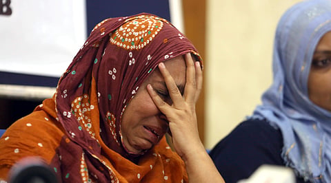 Fatima Nafees, the mother of  a first-year Najeeb Ahmed, a JNU student has been demanding justice for her son, who went missing after a brawl with ABVP members at Mahi-Mandavi Hostel in Delhi on October 2016. (File photo)