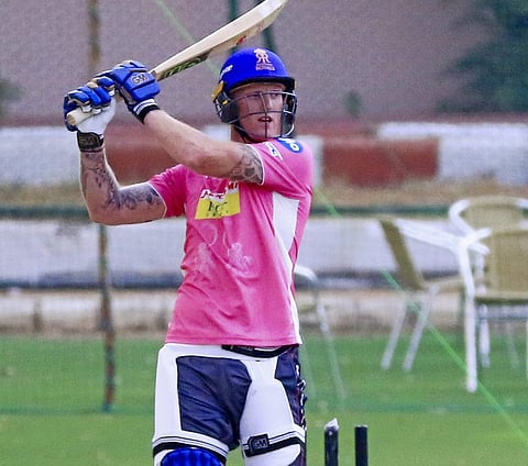 Rajasthan's Ben Stokes is one among the 12 English players involved in the IPL this season (File | PTI)