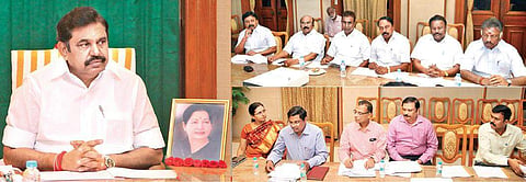 CM chairing the high level meeting to assess the impact of the 15th Finance Commission’s norms on Tamil Nadu | Express