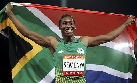South African athlete Caster Semenya at Gold Coast.