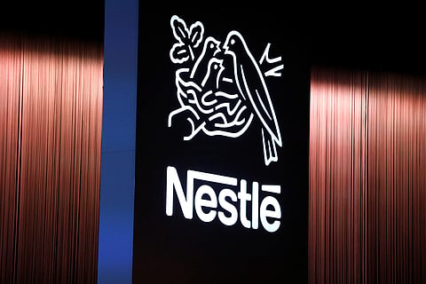 Nestle logo used for representation. (Photo | Reuters)