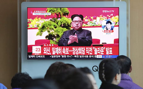 North Korea said it has suspended nuclear and long-range missile tests and plans to close its nuclear test site. (Photo | AP)