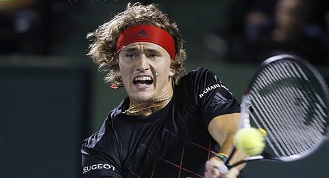 Alexander Zverev (File photo| AP)