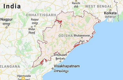 Odisha map (Screengrab | Google map)