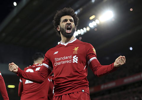 Liverpool striker Mohamed Salah (File photo | AP)