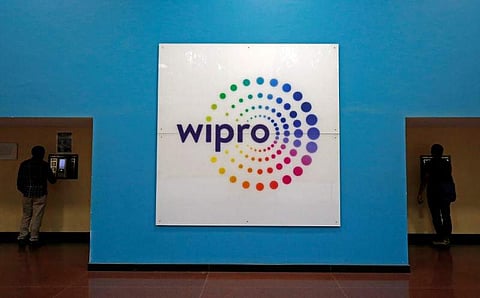 The logo of Wipro is seen inside the company's headquarters in Bengaluru | REUTERS