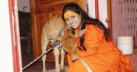 Sadhvi Saraswati is also the president of Sanatan Dharma Prachar Seva Samiti. (Photo | Facebook)