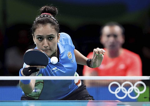 Manika Batra started off the proceedings with a comfortable win over Malaysia's Ying Ho in the opening match. (Photo | AP)
