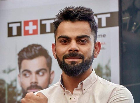 Indian skipper Virat Kohli poses for a photograph during a promotional event in Mumbai. | File PTI