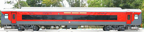The continuous window glass will enable the passengers to have an aesthetic experience of the scenic routes. (EPS)