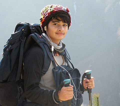 Shivangi Pathak. (Photo | faceboo.com/Mountaineer Shivangi Pathak)
