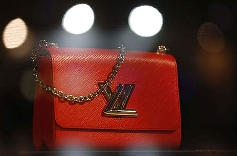The logo of Louis Vuitton is seen on a handbag at a Louis Vuitton store in Bordeaux, southwestern France, October 4, 2016. (Photo: Reuters)