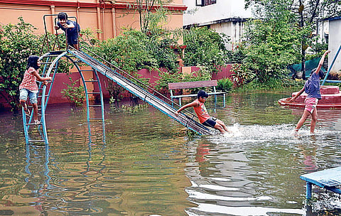 Heavy rain chokes Odisha's Bhubaneswar