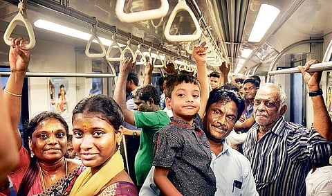 The metro line between Chennai Central to the airport was inaugurated on Friday  D Sampathkumar