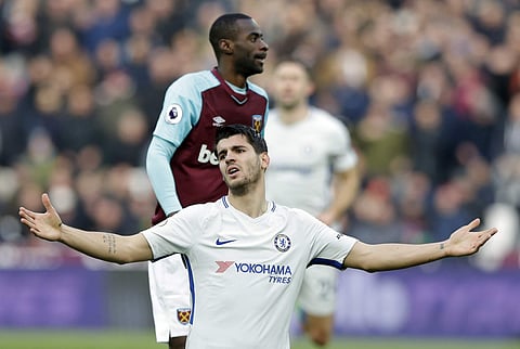 Spain's Alvaro Morata couldn't find a place in the squad leaving for Russia (File photo | AP)