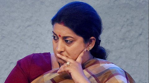 Information and Broadcasting Ministry Smriti Irani. (File Photo | PTI)