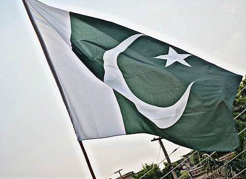 Pakistan flag used for representation
