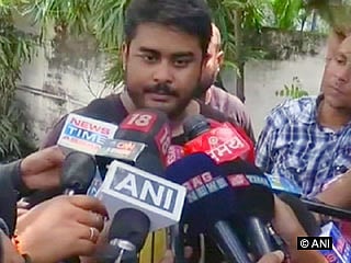 Mikhail Bora, sone of  Indrani Mukerjea. | ANI