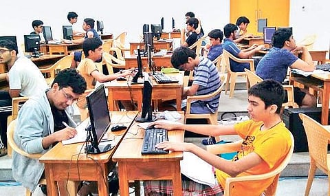 The training is happening at Chennai Mathematical Institute