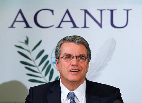 World Trade Organization (WTO) Director-General Roberto Azevedo attends a meeting with the press in Geneva, Switzerland, November 27, 2017. (Photo: Reuters)