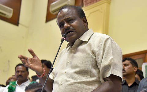 Karnataka Chief Minister H D Kumaraswamy   (EPS| Nagaraja Gadekal)
