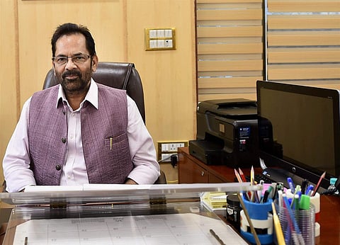 Union minister Mukhtar Abbas Naqvi (File Photo)